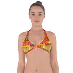 Code Binary System Halter Neck Bikini Top