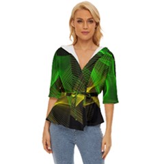 Abstract Pattern Hd Wallpaper Background Lightweight Drawstring Hooded Top by Ravend