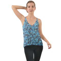 Angry Baby Chicken Illustration Random Pattern Chiffon Cami by dflcprintsclothing