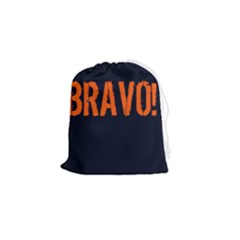 Bravo! Italian Saying Drawstring Pouch (small)