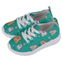 Seamless-pattern-cute-cat-cartoon-with-hand-drawn-style Kids  Lightweight Sports Shoes View2