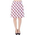 Small Mini Peppers White Velvet High Waist Skirt View1