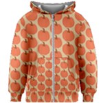 Cute Pumpkin Kids  Zipper Hoodie Without Drawstring