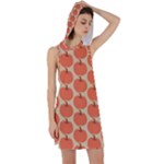 Cute Pumpkin Racer Back Hoodie Dress