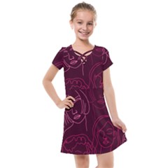 Im Only Woman Kids  Cross Web Dress by ConteMonfrey