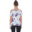 Seamless Pattern Geometric Texture Cut Out Side Drop Tee View2