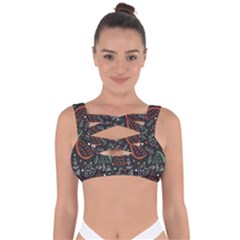 Seamless-vector-pattern-with-watermelons-mint -- Bandaged Up Bikini Top by Wegoenart