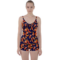 Space Patterns Pattern Tie Front Two Piece Tankini