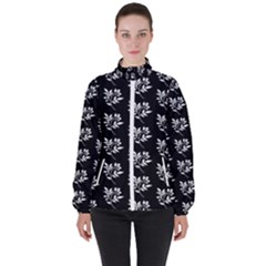 Sign Of Spring Leaves Women s High Neck Windbreaker by ConteMonfrey