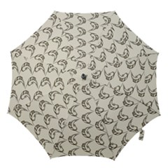 Cute Leaves Draw Hook Handle Umbrellas (medium) by ConteMonfrey