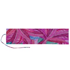 Sheets Tropical Reason Print Pattern Design Roll Up Canvas Pencil Holder (l)