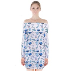 Baby Things For Toddlers Long Sleeve Off Shoulder Dress by SychEva