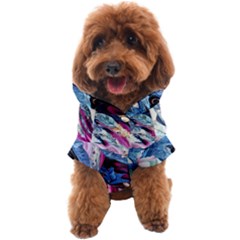 Feathers Dog Coat by kaleidomarblingart