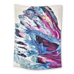 Feathers Medium Tapestry by kaleidomarblingart