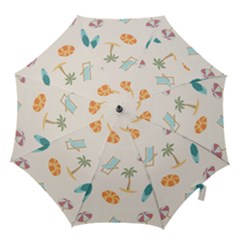 Cool Summer Pattern - Beach Time!   Hook Handle Umbrellas (medium) by ConteMonfrey