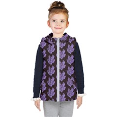 Black Seaweed Kids  Hooded Puffer Vest by ConteMonfrey