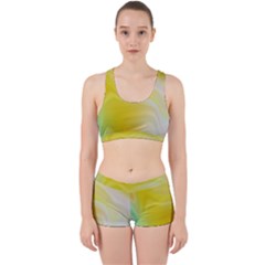 Gradient Green Yellow Work It Out Gym Set by ConteMonfrey