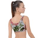 Flowers Vintage Background Retro Floral Stem The Little Details Bikini Top View2