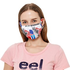 New York City Holiday United States Usa Crease Cloth Face Mask (adult)