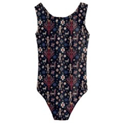 Carpet Symbols Kids  Cut-out Back One Piece Swimsuit by Gohar