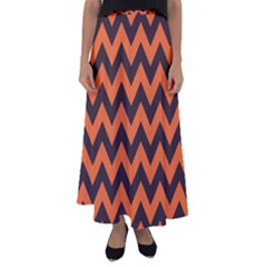 Halloween  Flared Maxi Skirt by Valentinaart