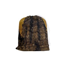 Temple Prambanan Java Indonesia Drawstring Pouch (medium)