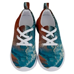 Sea Ocean Coastline Coast Sky Clouds Beach Sand Running Shoes by danenraven