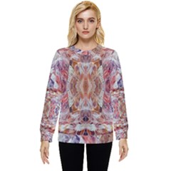 Pastels Kaleidoscope Hidden Pocket Sweatshirt by kaleidomarblingart