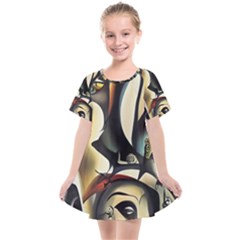 Model Of Picasso Kids  Smock Dress by Sparkle