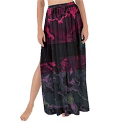 Granite Glitch Maxi Chiffon Tie-up Sarong by MRNStudios