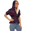 Granite Glitch Lightweight Drawstring Hooded Top View3