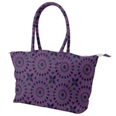 Kaleidoscope Scottish Violet Canvas Shoulder Bag