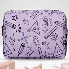 Science Research Curious Search Inspect Scientific Make Up Pouch (large) by Uceng