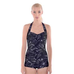 Xeno Frenzy Boyleg Halter Swimsuit  by MRNStudios