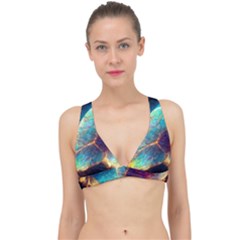 Abstract Galactic Classic Banded Bikini Top