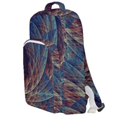 Fractal Abstract Art Double Compartment Backpack