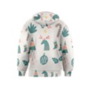 Reindeer Stars Socks Stick Candy Cane Kids  Pullover Hoodie View2