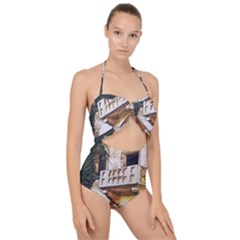 Juliet`s Windows   Scallop Top Cut Out Swimsuit