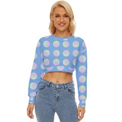 Abstract Stylish Design Pattern Blue Lightweight Long Sleeve Sweatshirt by brightlightarts