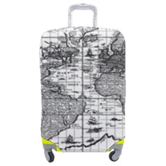 Antique Mapa Mundi Revisited Luggage Cover (medium)