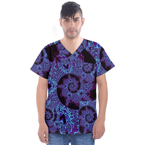 Shay Men s V-neck Scrub Top by MRNStudios