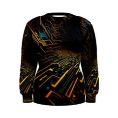 Data Technology Coding Pattern Women s Sweatshirt by Jancukart