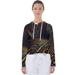 Data Technology Coding Pattern Women s Slouchy Sweat by Jancukart