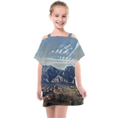 Lake In Italy Kids  One Piece Chiffon Dress by ConteMonfrey