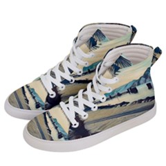 A Walk On Gardasee, Italy  Women s Hi-top Skate Sneakers by ConteMonfrey