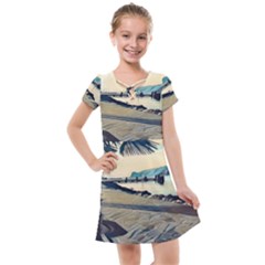 A Walk On Gardasee, Italy  Kids  Cross Web Dress by ConteMonfrey