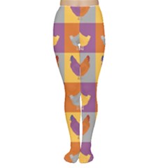 Chickens Pixel Pattern - Version 1a Tights by wagnerps