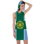 Derbyshire Flag Racer Back Hoodie Dress