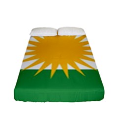 Kurdistan Flag Fitted Sheet (full/ Double Size)
