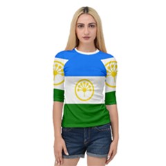 Bashkortostan Flag Quarter Sleeve Raglan Tee
